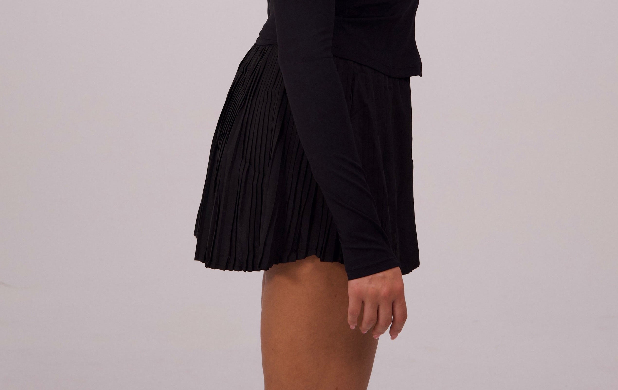 Full Black Compression Skirt