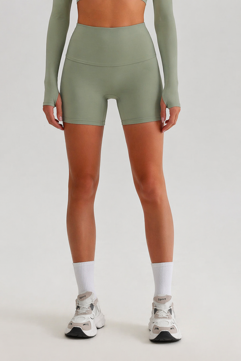 Teal Green Compression Short