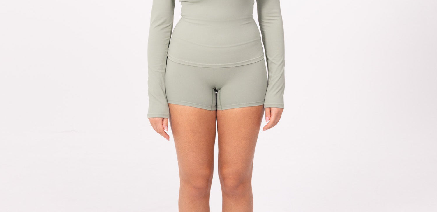 Teal Green Compression Short