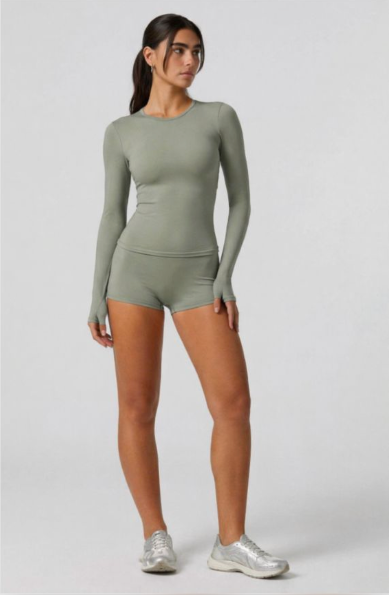 Teal Green Long Sleeve Top